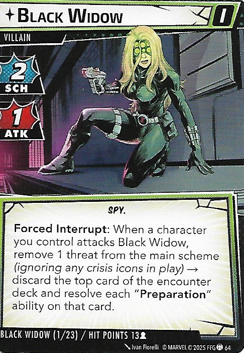 Black Widow Villain Scenario