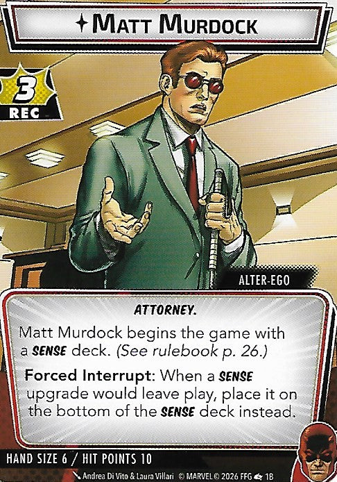 Daredevil Hero Cards
