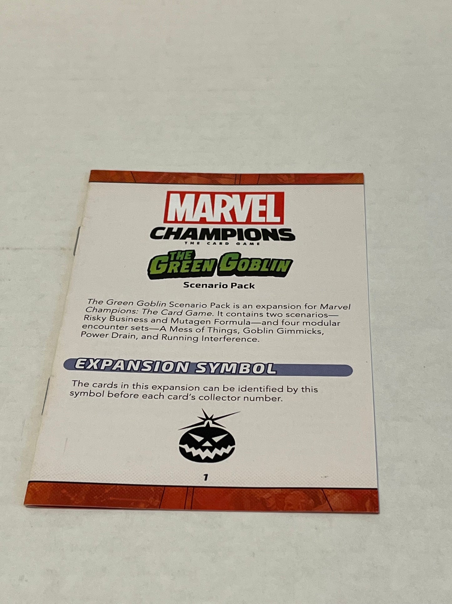 Green Goblin Scenario Pack (USED)
