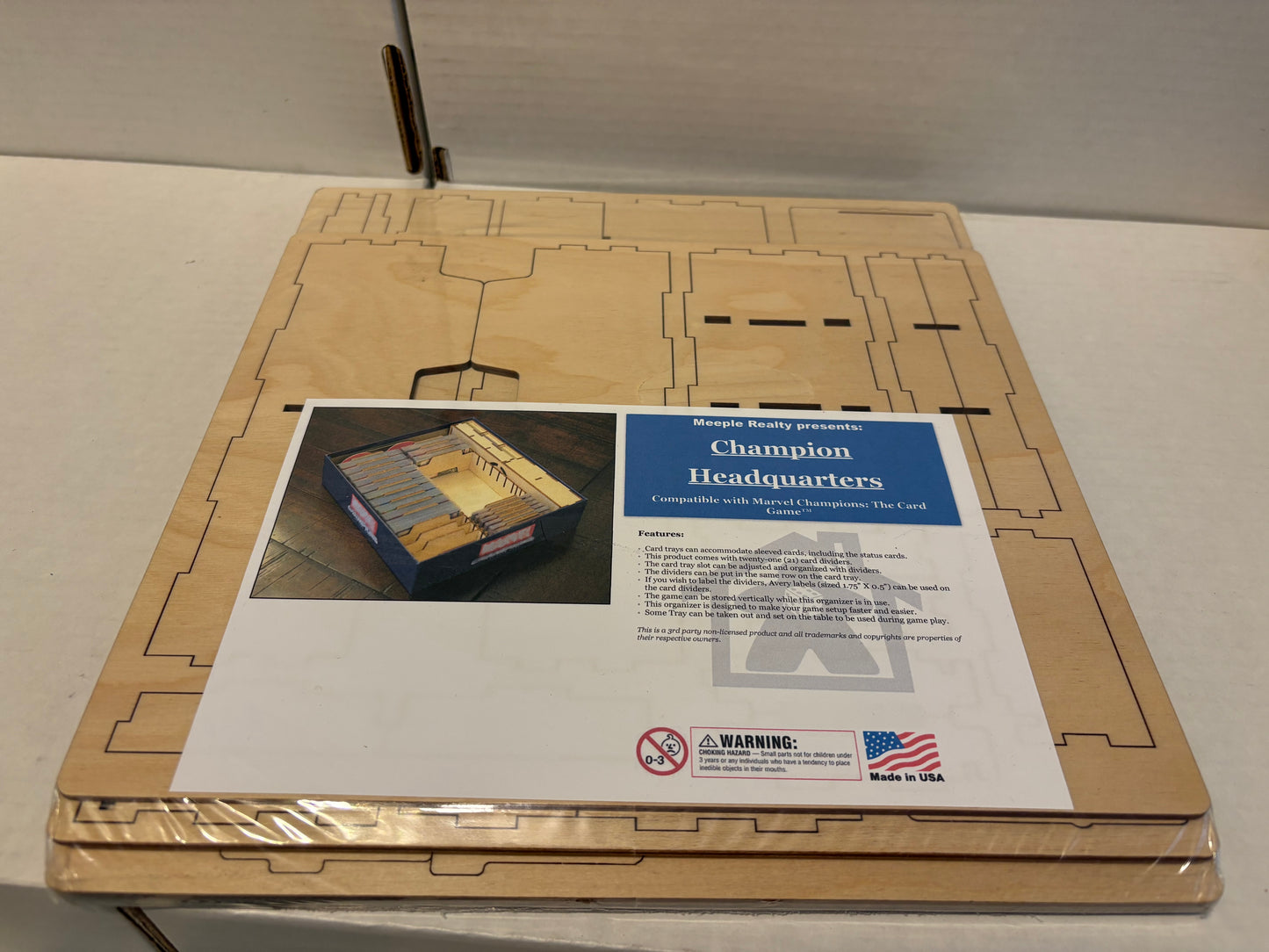 Meeple Realty Core Box Wooden Insert