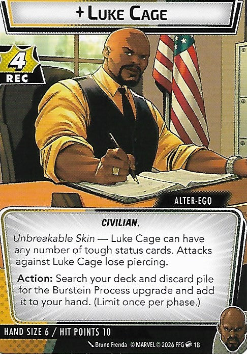 Luke Cage Hero Cards