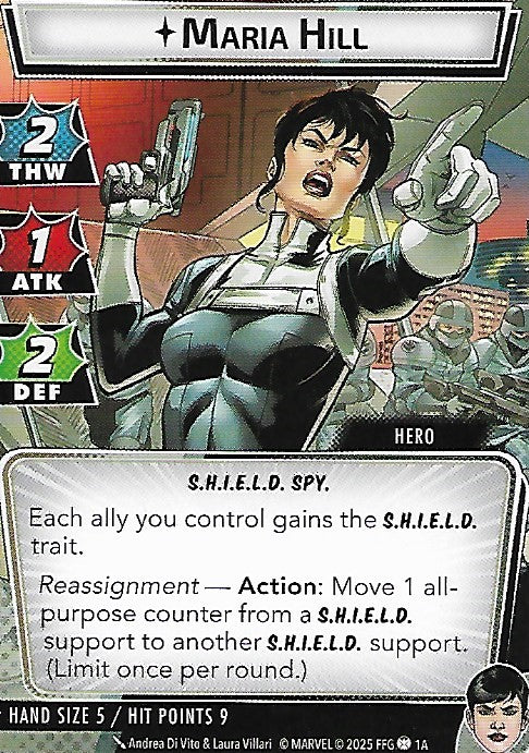 Maria Hill Hero Cards