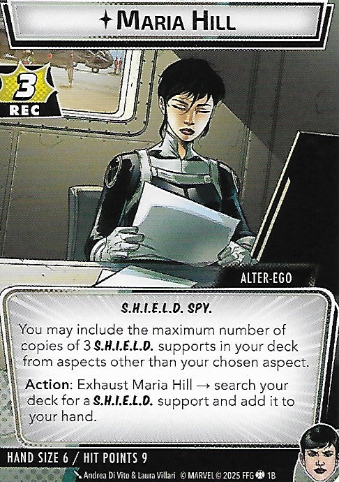 Maria Hill Hero Cards