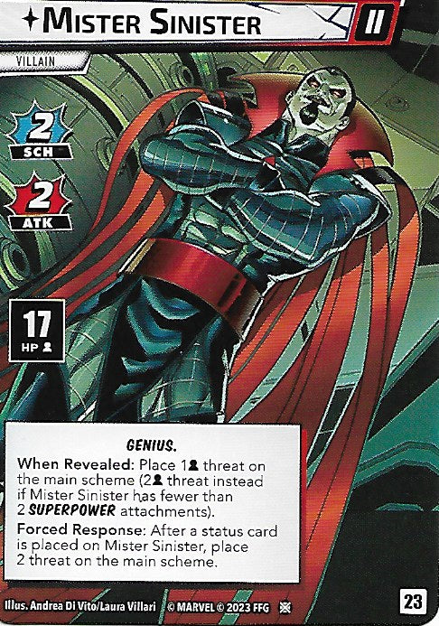 Mister Sinister Promo