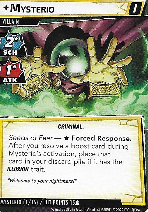Mysterio Villain Scenario w/ Encounter Sets