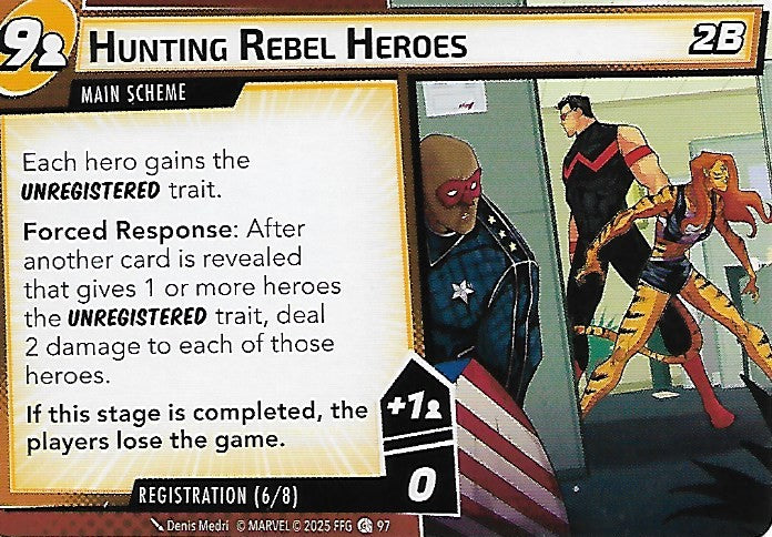Civil War - Registration - Main Schemes