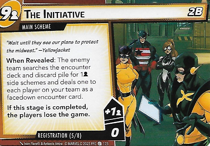 Civil War - Registration - Main Schemes
