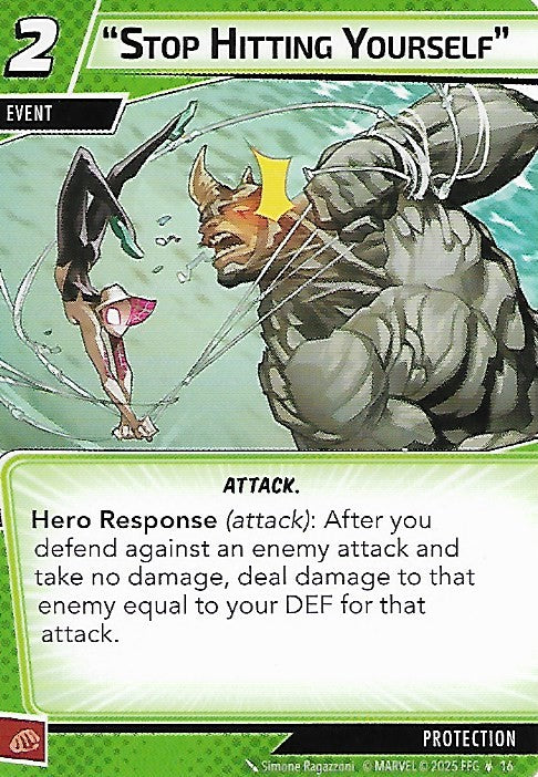 Stop Hitting Yourself