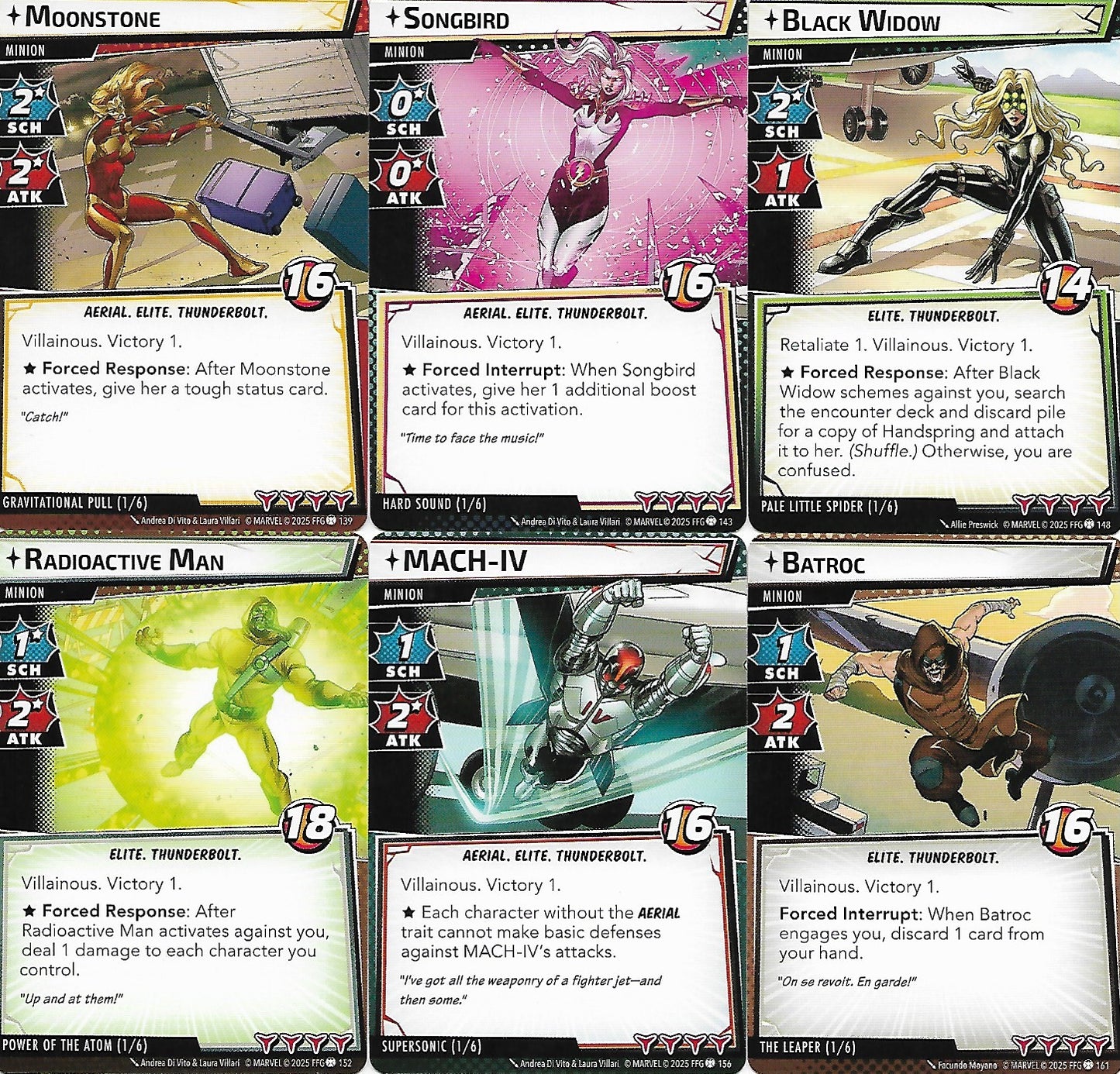 (4) Thunderbolt Minion Encounter Sets