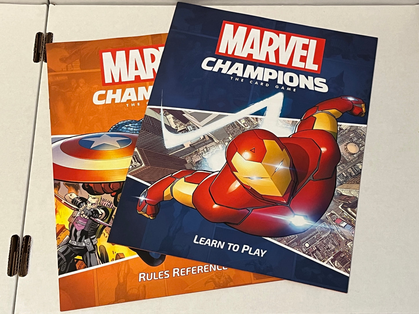 Marvel Champions "Learn to Play" and "Rules Reference" Guides