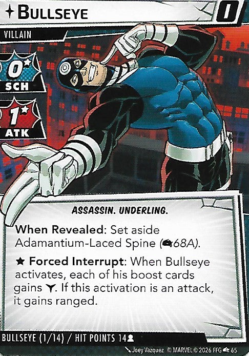 Bullseye Villain Scenario