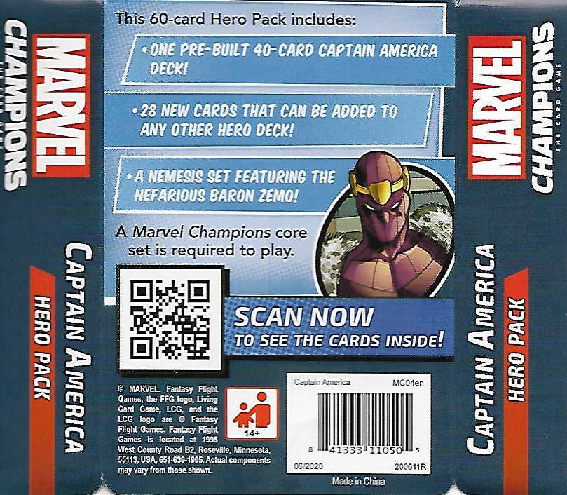 Captain America Package Art