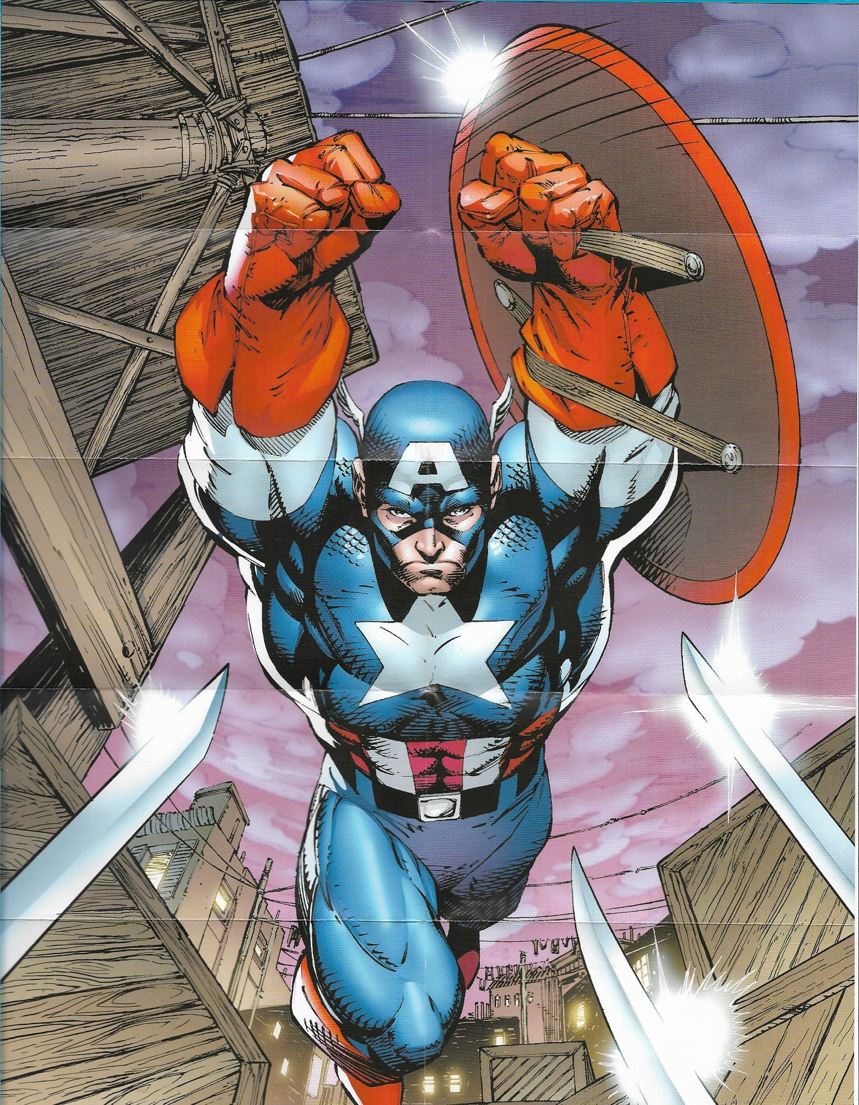 Captain America Poster/Rules Insert – Kingdom Come Cards