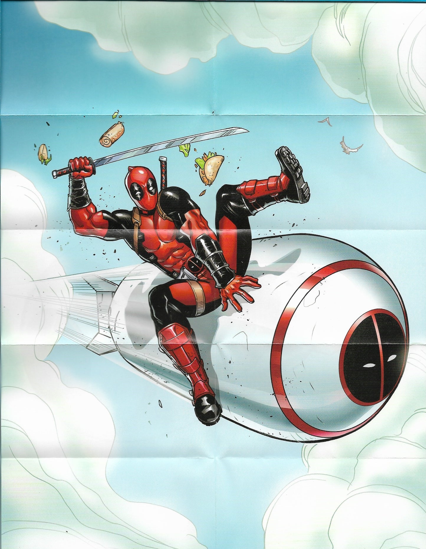 Deadpool Poster AND Rules Insert