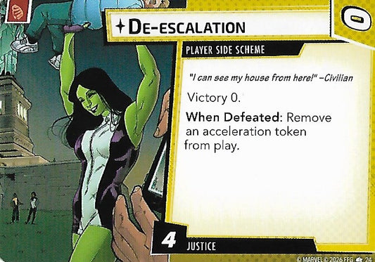De-escalation