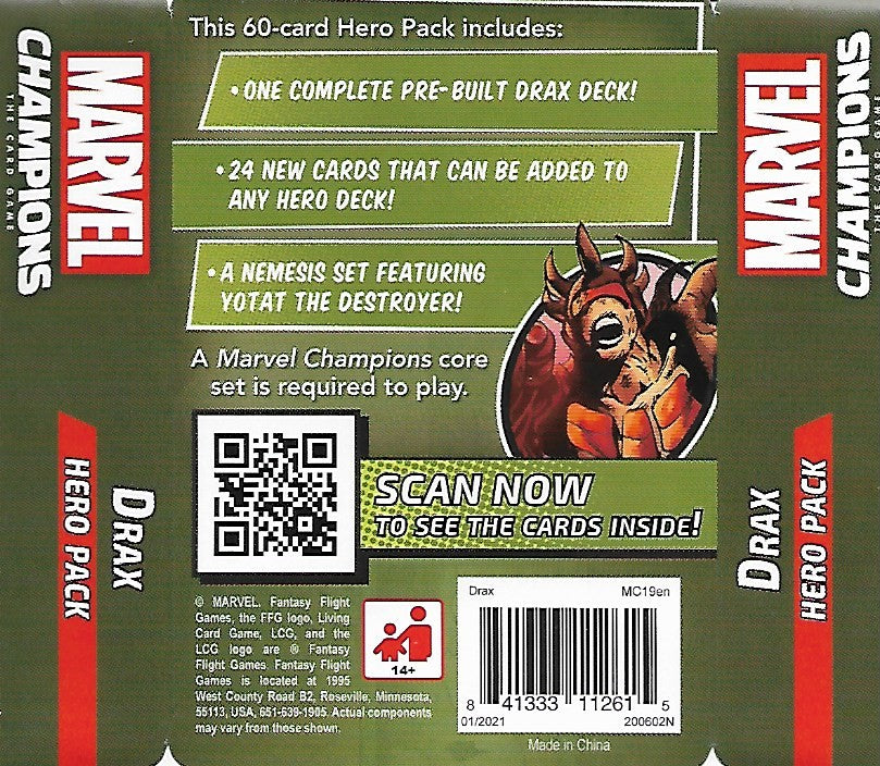 Drax Package Art