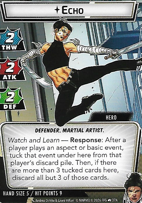 Echo Hero Cards