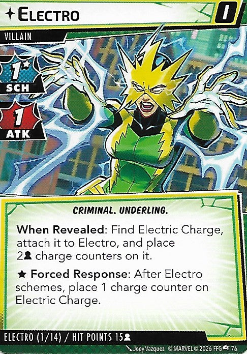 Electro Villain Scenario