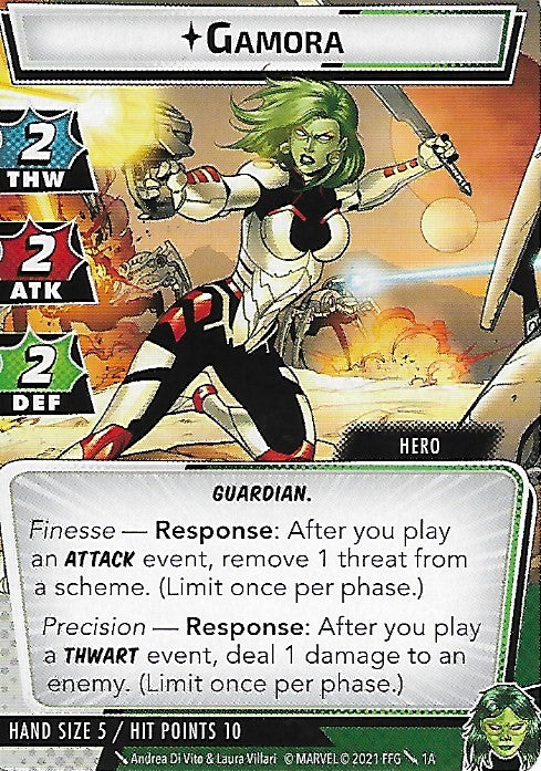 Gamora Hero Cards