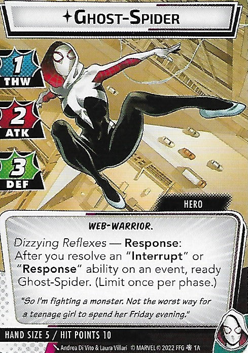 Ghost-Spider Hero Cards