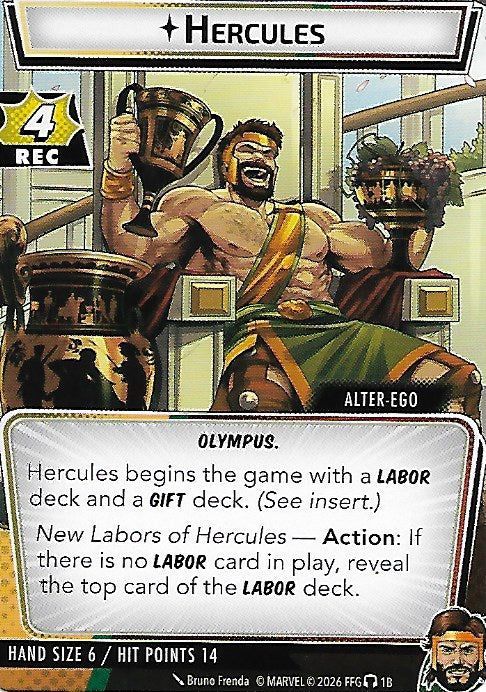 Hercules Hero Cards