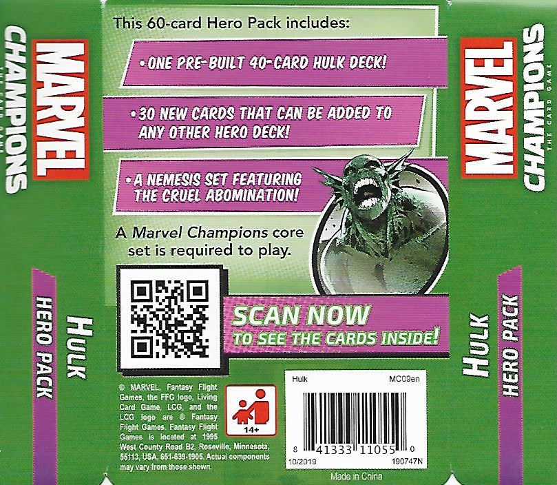 Hulk Package Art