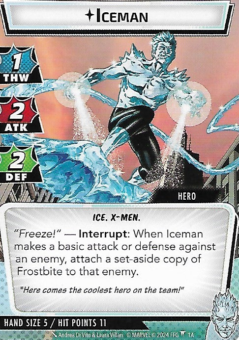 Iceman Hero Cards