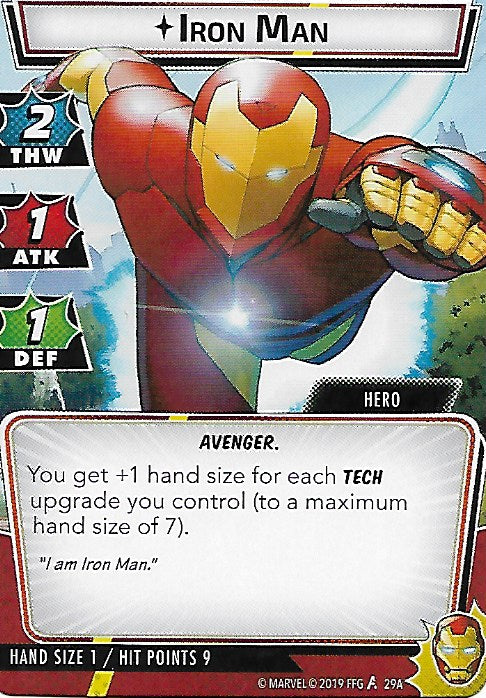 Iron Man Hero Cards