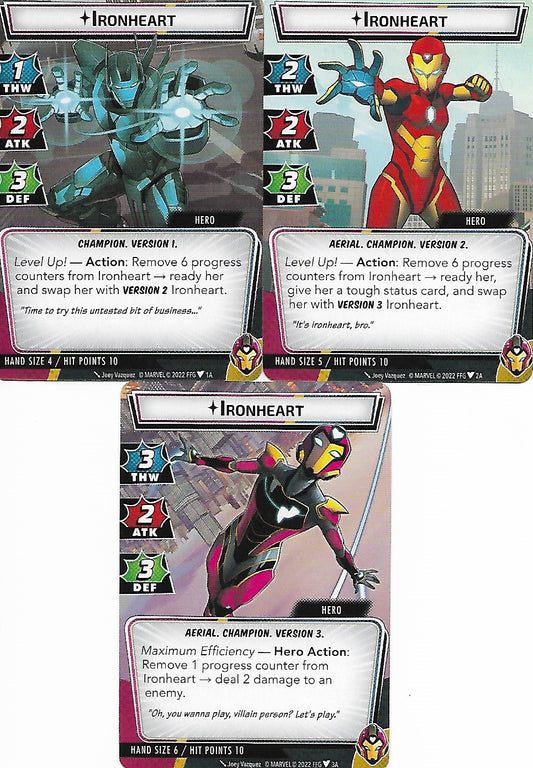 Ironheart Hero Cards