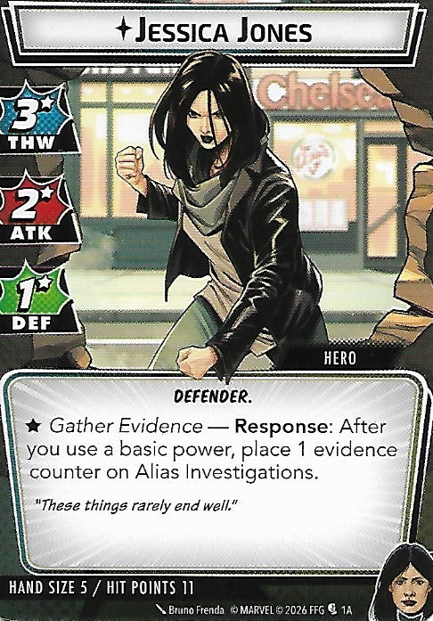 Jessica Jones Hero Cards