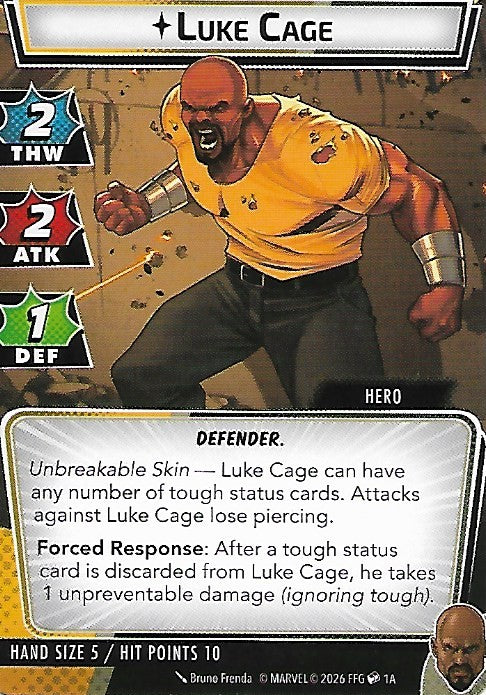 Luke Cage Hero Cards