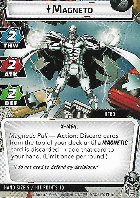 Magneto Hero Cards