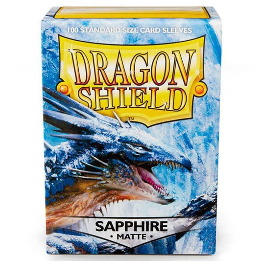 Matte Sapphire Dragon Shield Sleeves