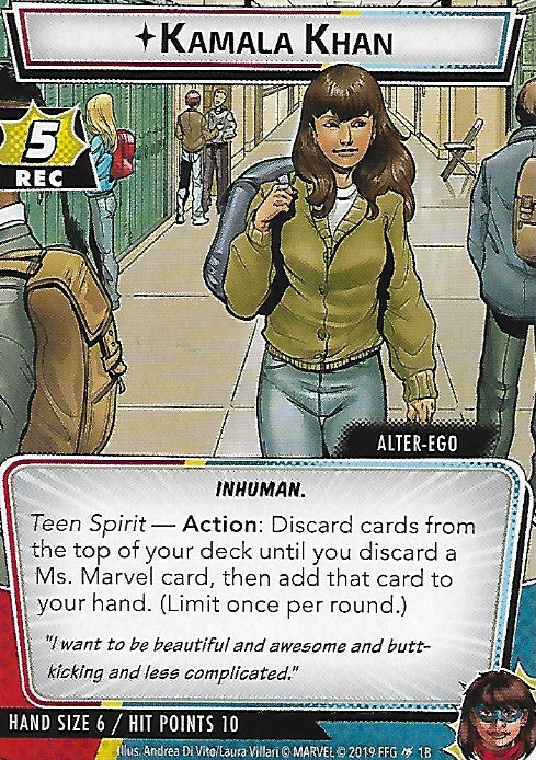 Ms. Marvel Hero Cards