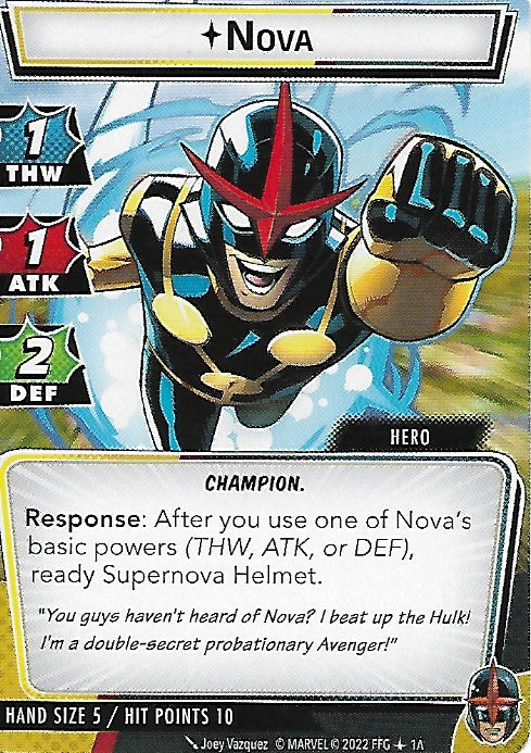 Nova Hero Cards