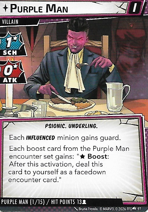 Purple Man Villain Scenario