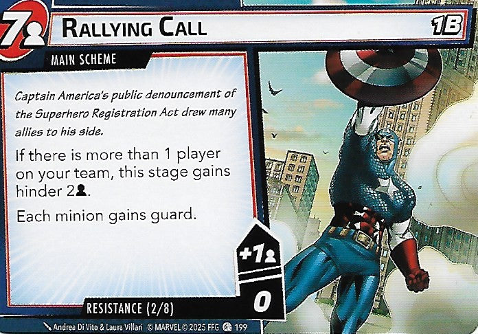 Civil War - Resistance - Main Schemes