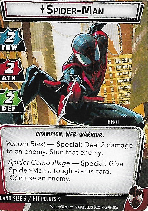 Spider-Man (MM) Hero Cards