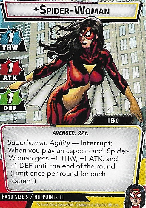 Spider-Woman Hero Cards