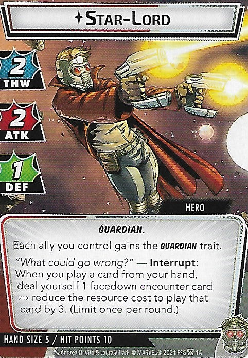 Star-Lord Hero Cards