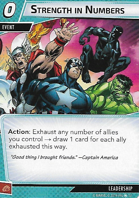 Strength In Numbers Cartoon Strength in Numbers – Kingdom Come Cards
