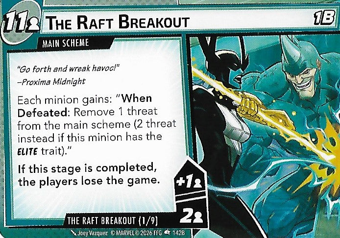 Main Schemes for Fear No Evil w/ Encounter Sets