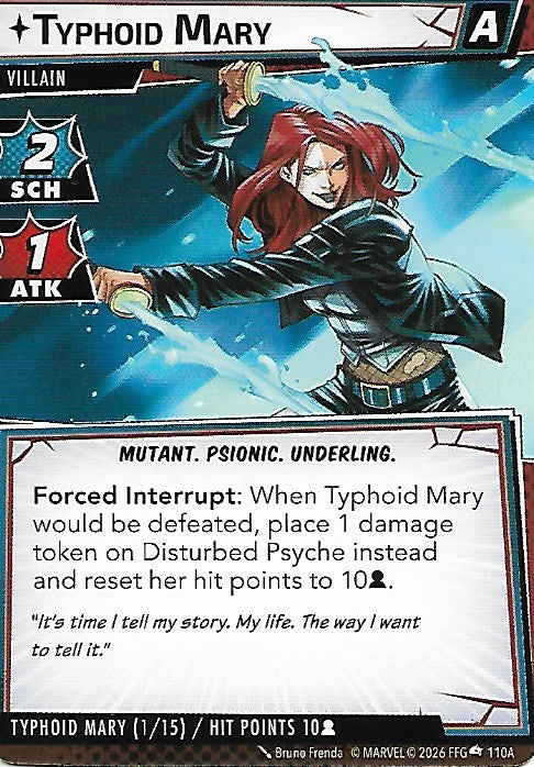 Typhoid Mary Villain Scenario