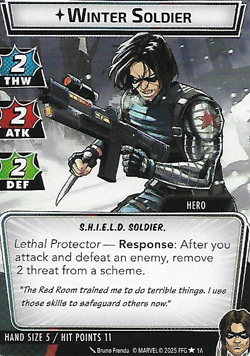 Winter Soldier Hero Cards