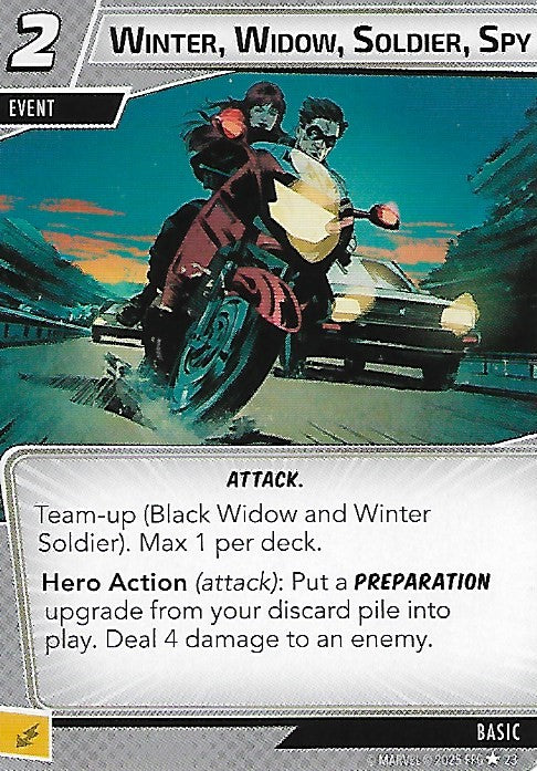Winter, Widow, Soldier, Spy