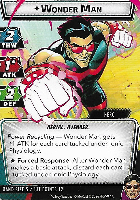 Wonder Man Hero Cards