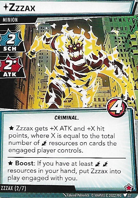 Zzzax Encounter Set